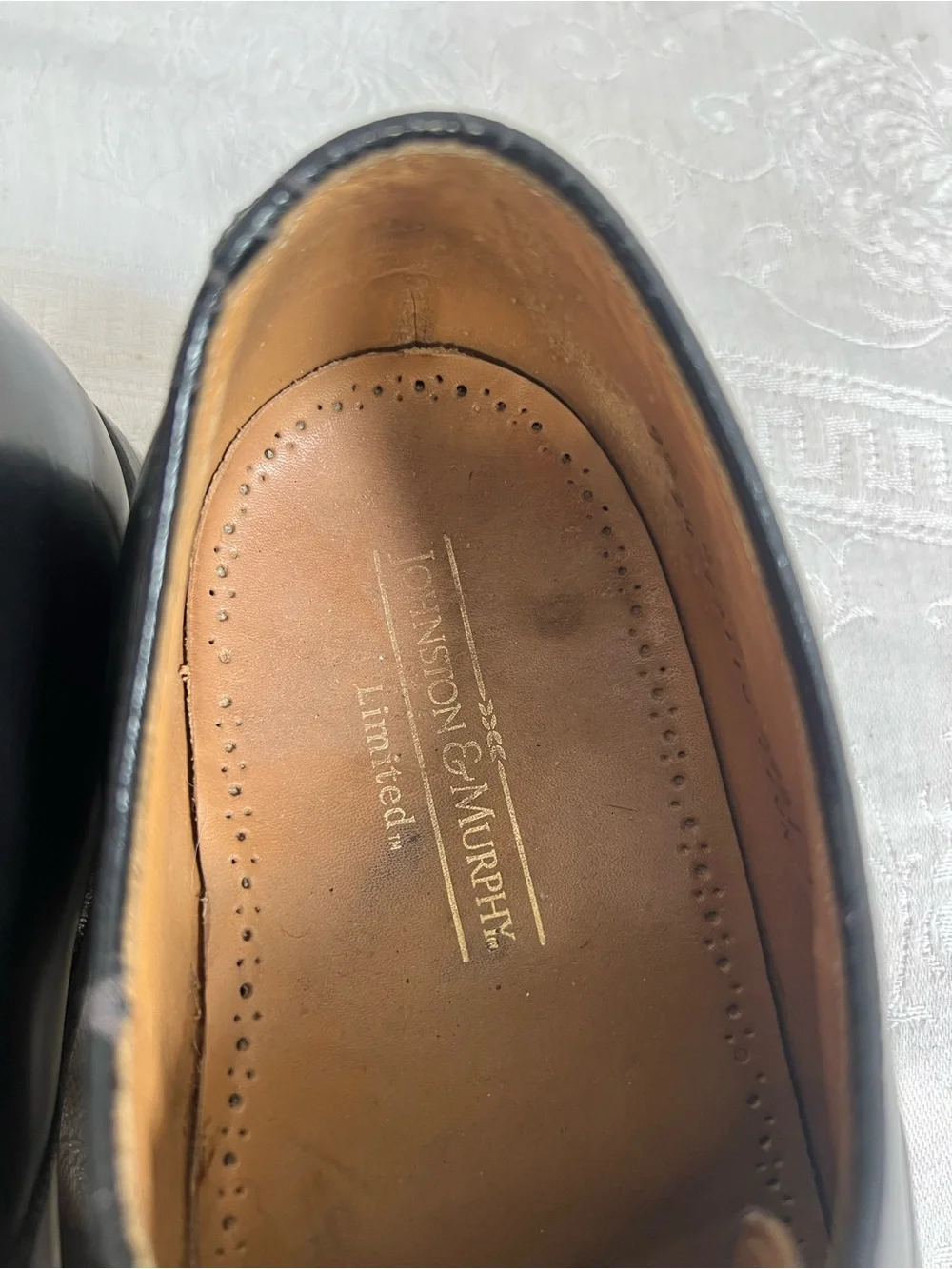 Johnston & Murphy Limited Men’s Dress Shoes Black Leather Lace Up 9.5